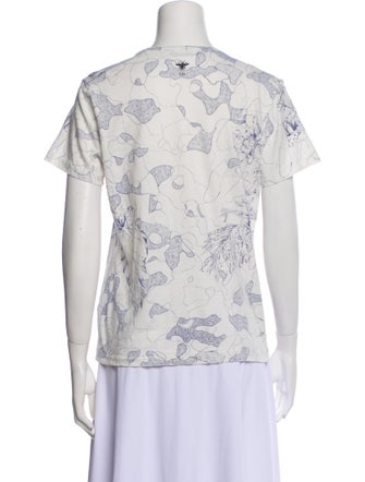 Christian Dior Printed Crew Neck T-Shirt
