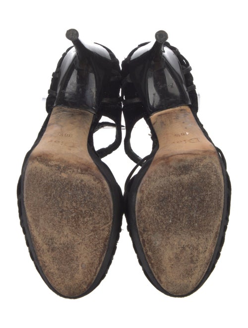 Christian Dior Velvet T-Strap Pumps