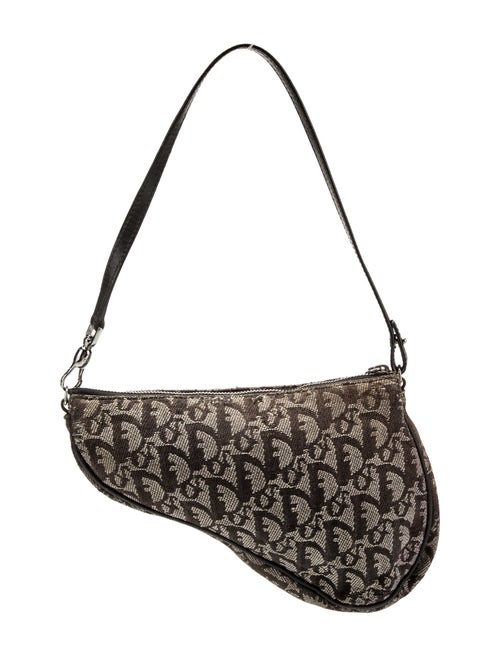 Christian Dior Diorissimo Saddle Pochette Vintage