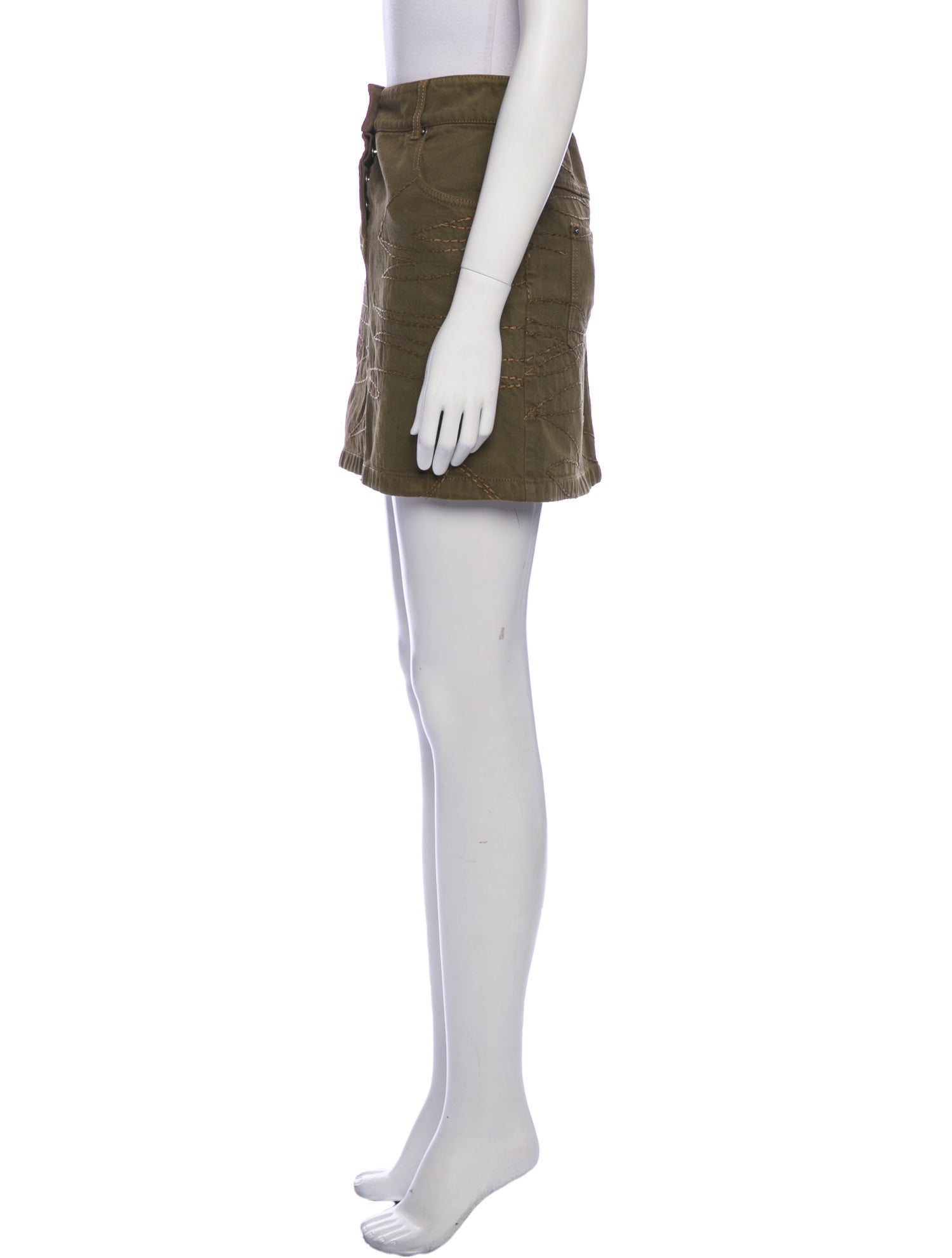 Christian Dior Crystal Embellishments Mini Skirt