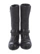 Christian Dior Wool Moto Boots