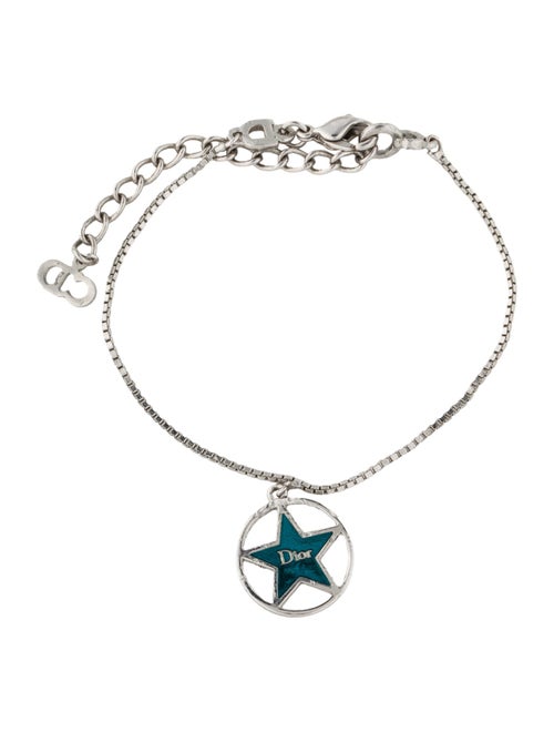 Christian Dior Enamel Star Charm Bracelet