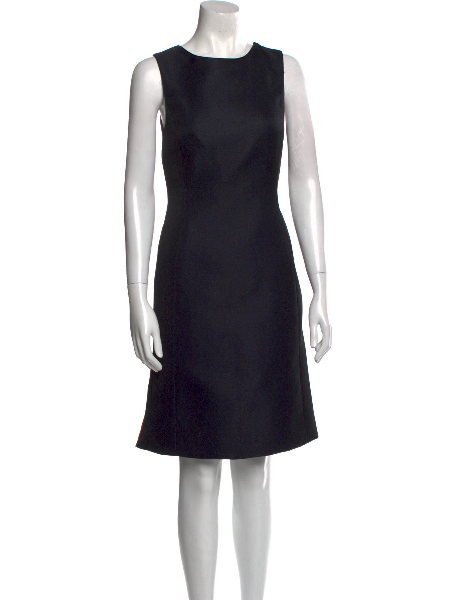 Christian Dior Bateau Neckline Knee-Length Dress