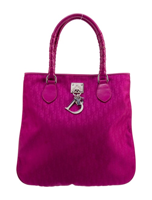 Christian Dior Oblique Jacquard Top Handle Bag