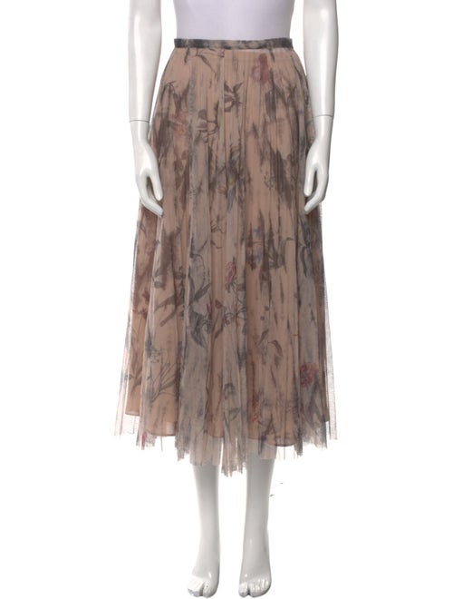 Christian Dior Printed Midi Length Skirt