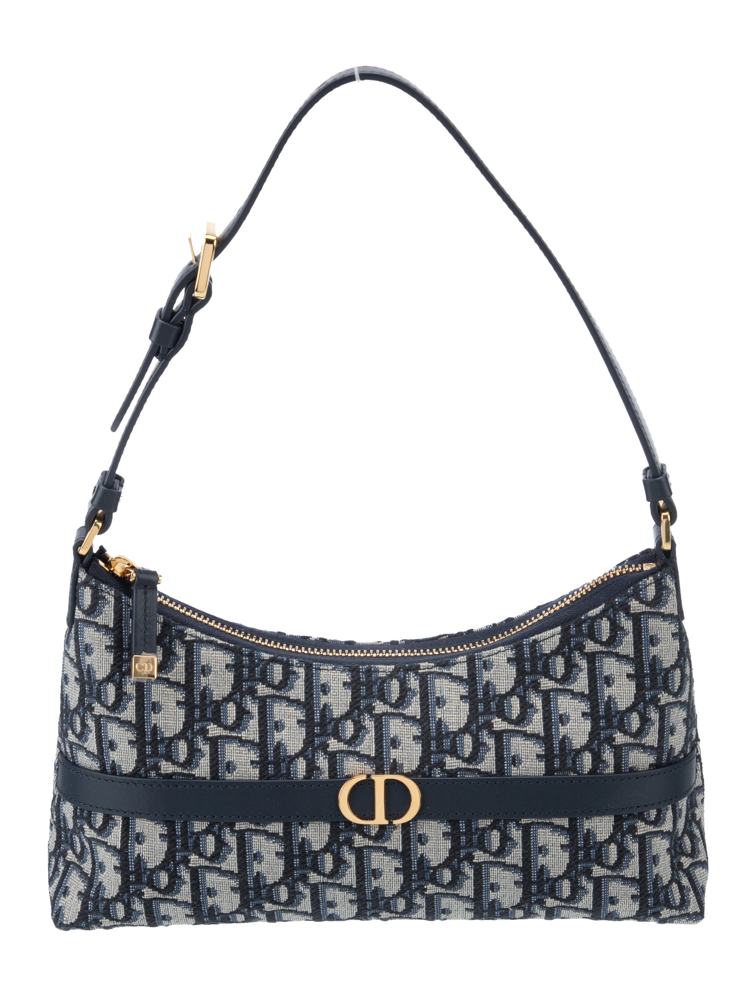 Christian Dior Canvas Dior 30 Montaigne Cigale Mini - Blue