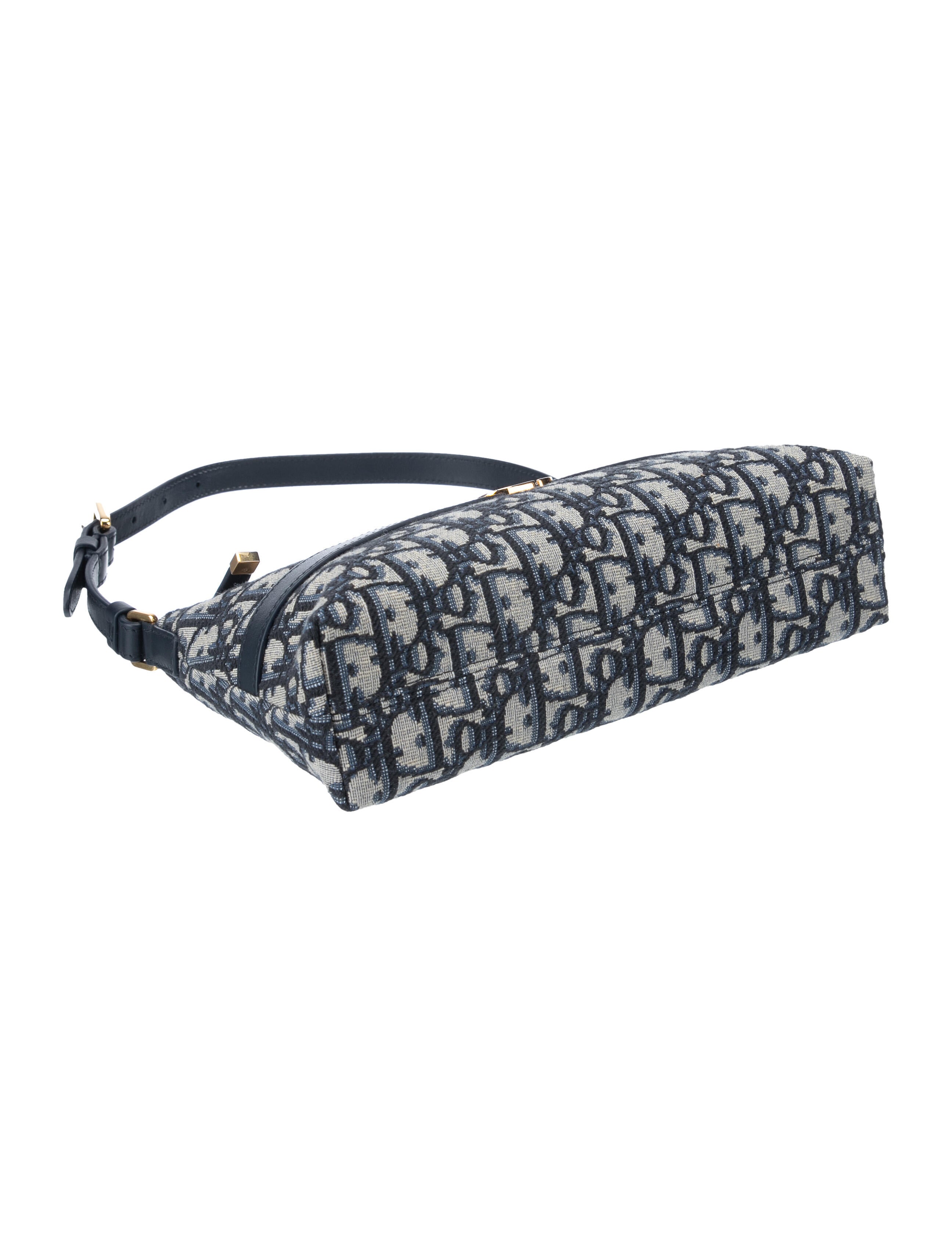 Christian Dior Canvas Dior 30 Montaigne Cigale Mini - Blue