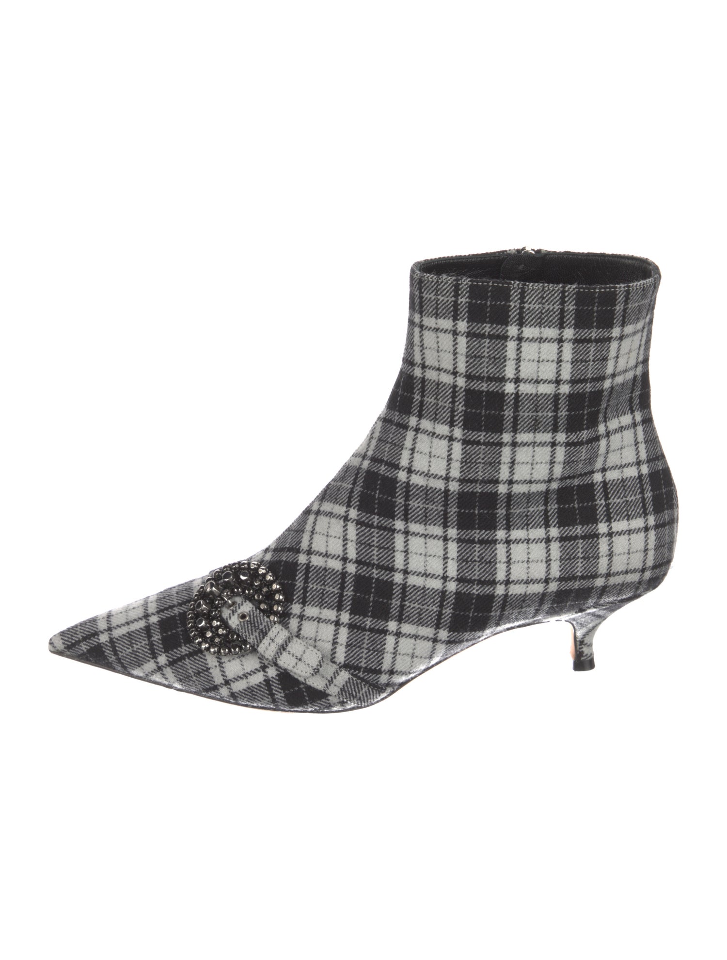 Christian Dior Canvas Printed Sock Boots