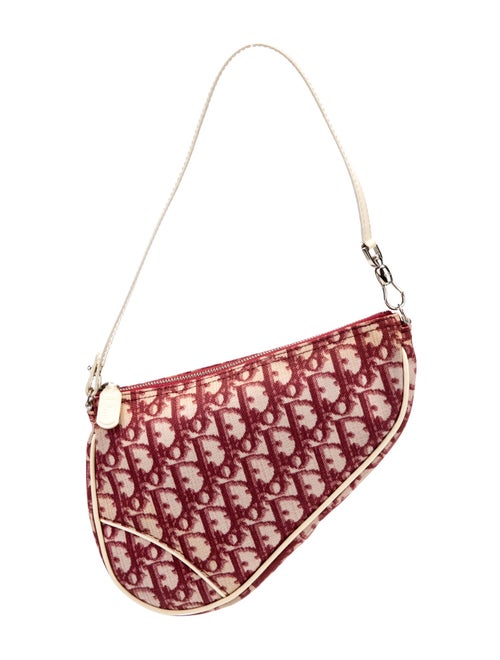 Christian Dior Diorissimo Saddle Pochette Mini Vintage