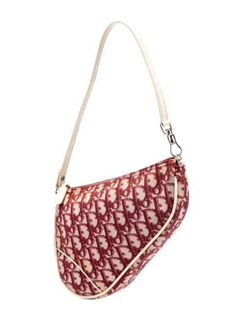 Christian Dior Diorissimo Saddle Pochette Mini Vintage