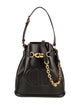 Christian Dior Leather Bucket Bag Medium