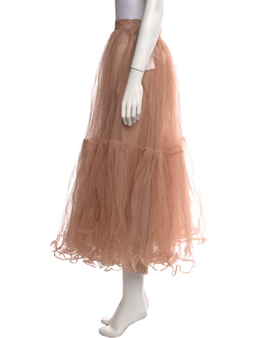 Christian Dior Mesh Midi Length Skirt