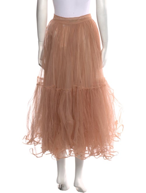 Christian Dior Mesh Midi Length Skirt