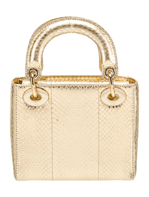 Christian Dior Snakeskin Lady Dior Mini