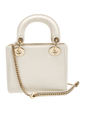 Christian Dior Leather Lady Dior Mini