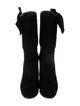 Christian Dior Suede Bow Accents Boots