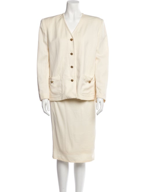 Christian Dior Vintage Wool Skirt Suit