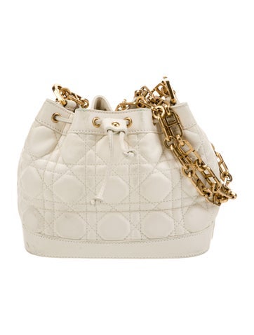 Christian Dior Bucket Bags Cannage Evening Bag