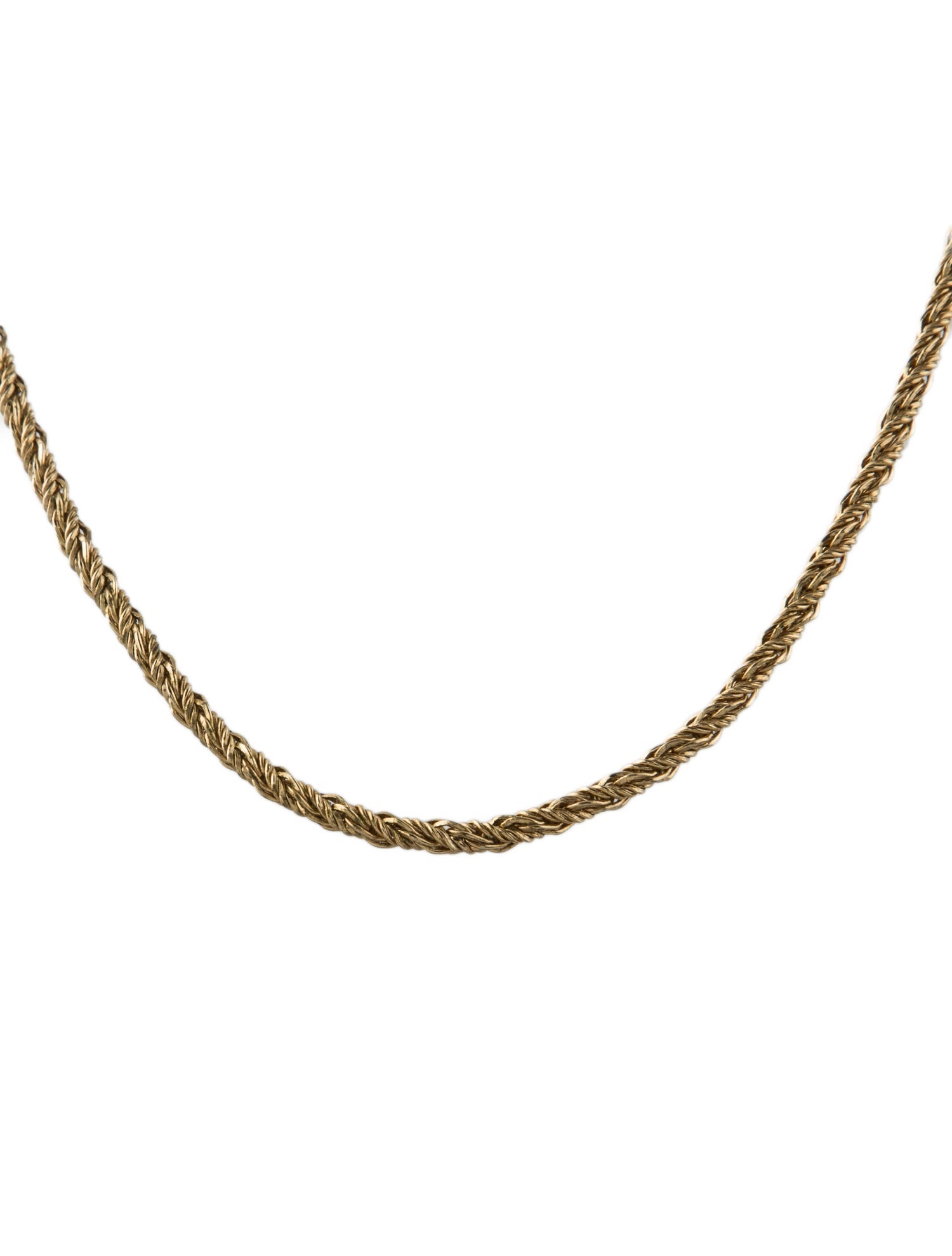 Christian Dior Vintage Rope Chain Necklace