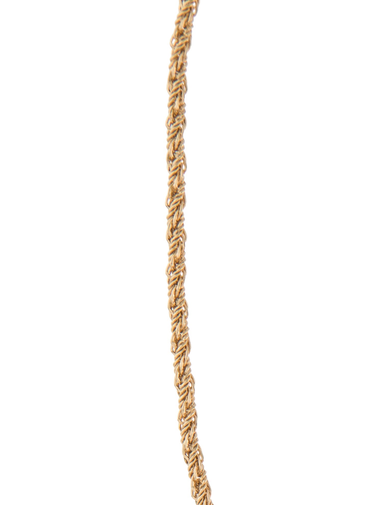 Christian Dior Vintage Rope Chain Necklace