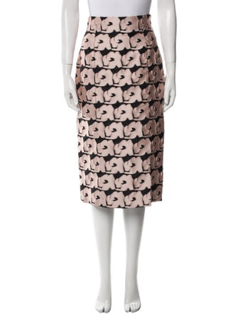 Christian Dior Printed Knee-Length Skirt