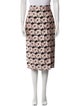 Christian Dior Printed Knee-Length Skirt