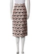 Christian Dior Printed Knee-Length Skirt