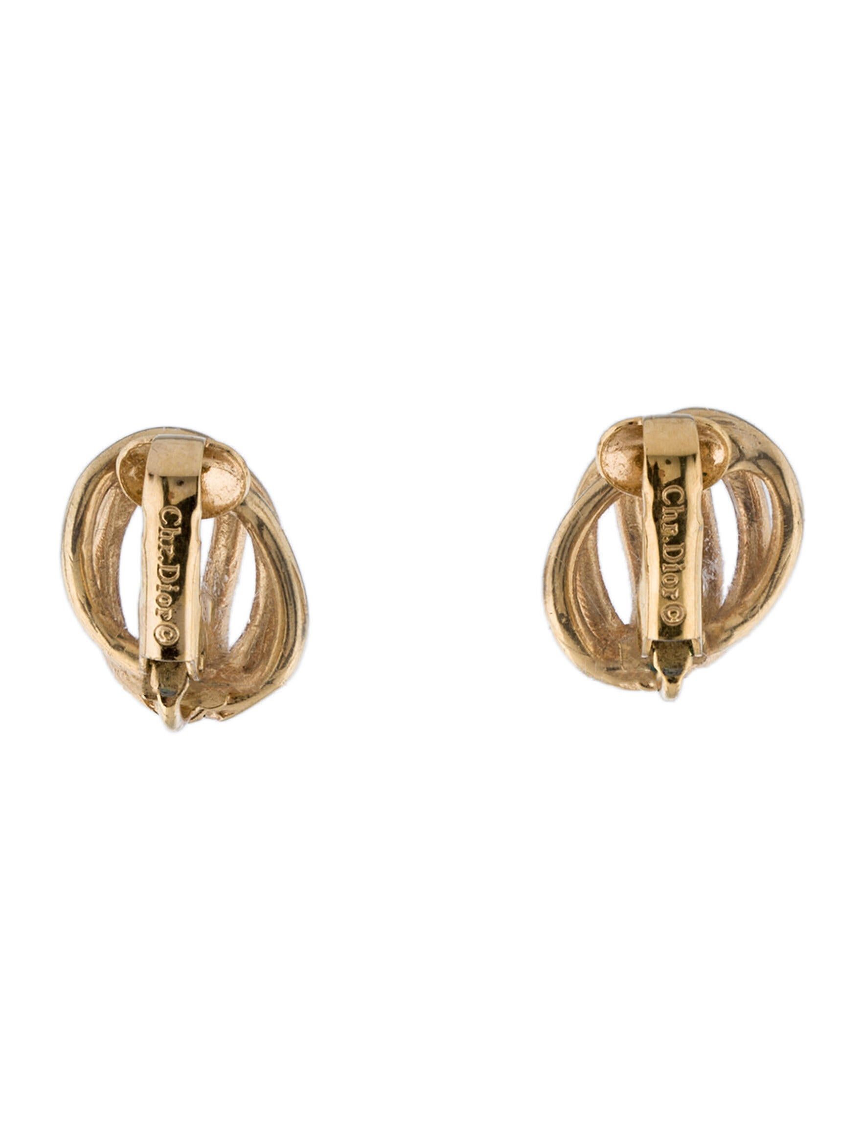 Christian Dior Vintage Clip-On Earrings