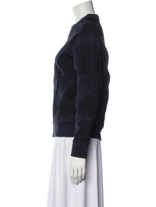 Christian Dior Mock Neck Long Sleeve Sweatshirt