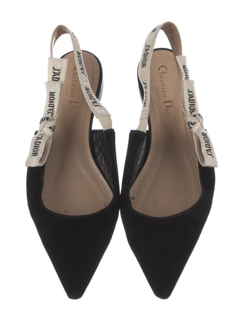 Christian Dior J'Adior Printed Slingback Flats