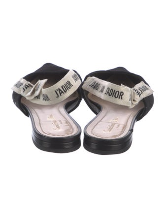 Christian Dior J'Adior Printed Slingback Flats