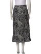 Christian Dior Animal Print Midi Length Skirt