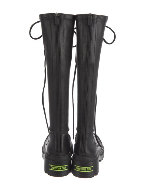 Christian Dior Leather Lace-Up Boots