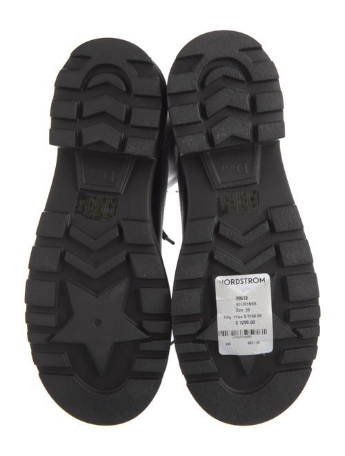 Christian Dior Leather Lace-Up Boots