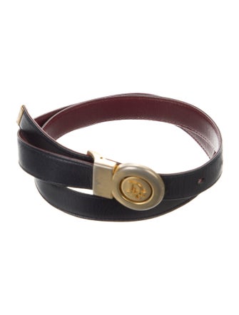 Christian Dior Skinny Leather Waist Belt