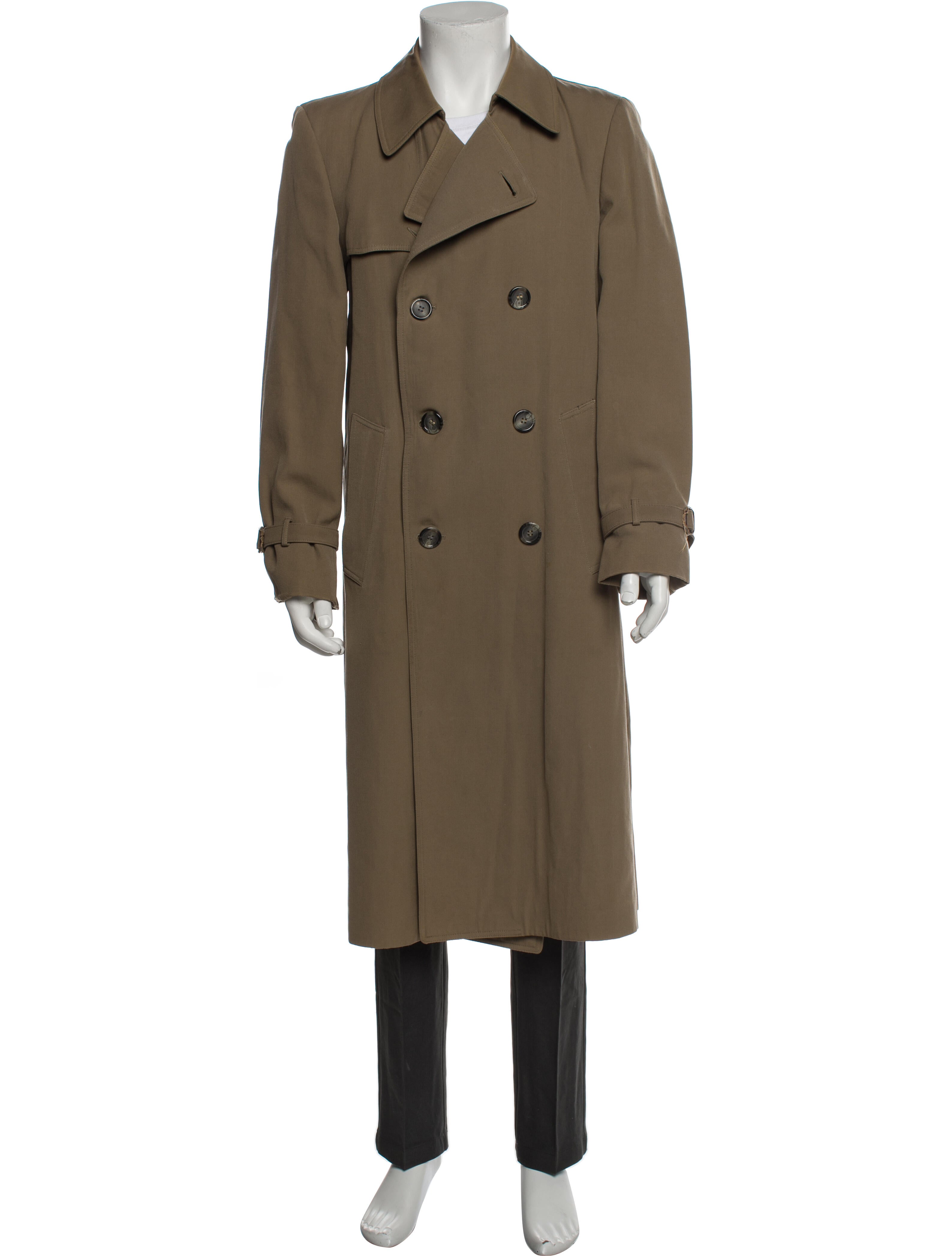 GIORGIO ARMANI Trench Coat ジョルジオアルマーニ Giorgio Armani Trench Coat - Black Outerwear, Clothing