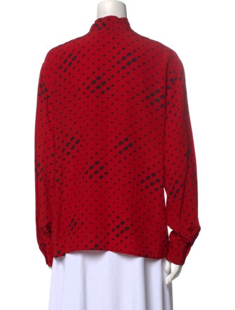 Christian Dior Late 1980's - Early 1990's Silk Blouse