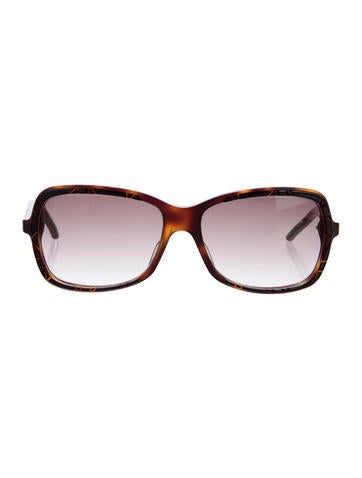 Christian Dior Tortoiseshell Square Sunglasses