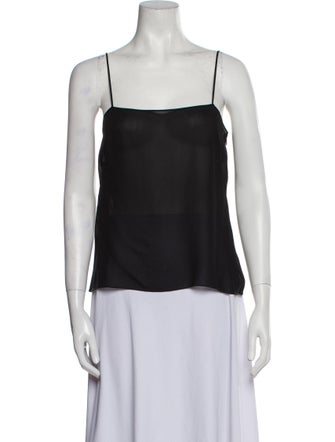 Christian Dior Silk Square Neckline Top
