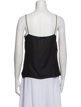 Christian Dior Silk Square Neckline Top