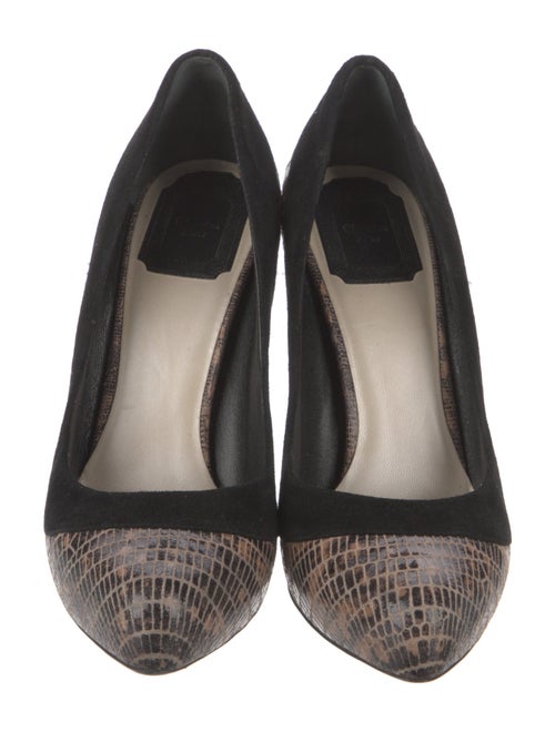 Christian Dior Leather Animal Print Pumps