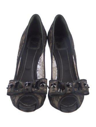 Christian Dior Vintage Lace Pumps