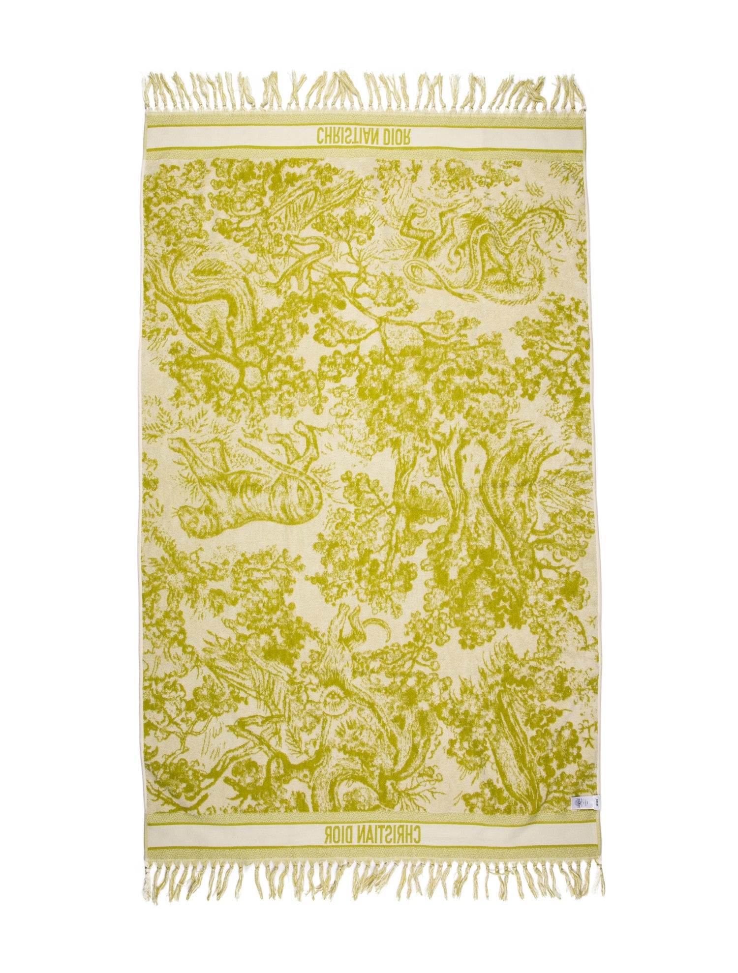 Christian Dior Toile de Jouy Reverse Beach Towel