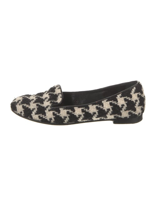 Christian Dior Houndstooth Print Loafers