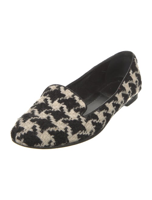 Christian Dior Houndstooth Print Loafers