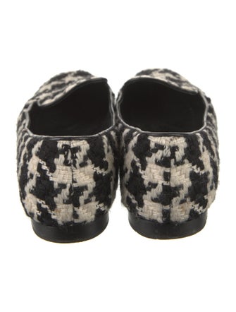 Christian Dior Houndstooth Print Loafers