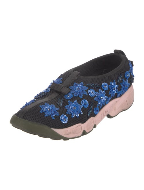 Christian Dior Nylon Floral Print Sneakers