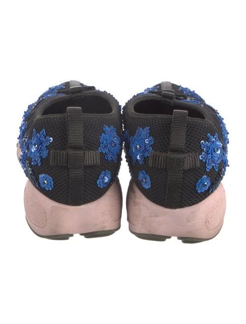 Christian Dior Nylon Floral Print Sneakers
