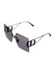 Christian Dior Oversize Tinted Sunglasses
