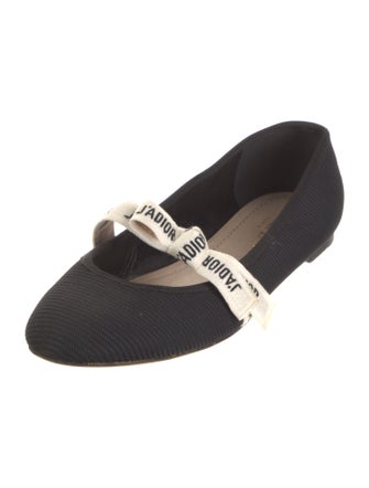 Christian Dior Bow Accents Mary Jane Flats